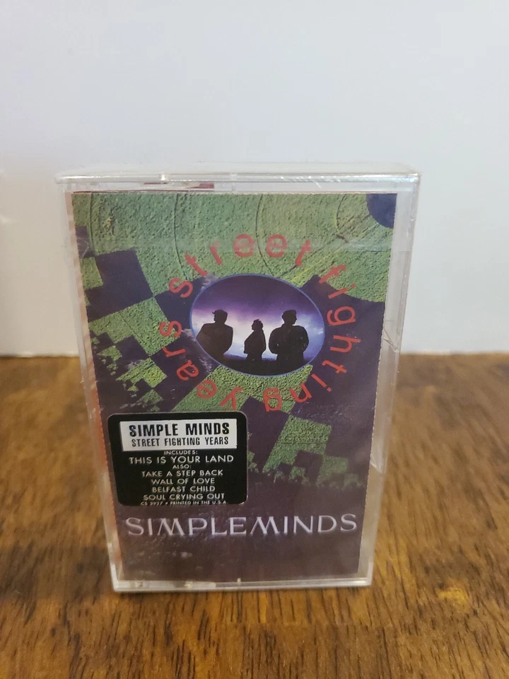 Vintage Original 1989 Simple Minds Cassette Tape "Street Fighting Years" NEW - Image 4 of 4