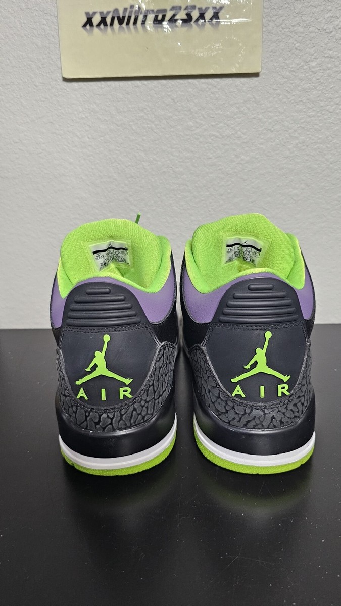ジョーカーズ Air Jordan 3 Retro GS Electric Green Joker DA2304-003 Size