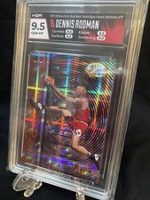1997-98 BOWMANS BEST ATOMIC ✨REFRACTOR DENNIS RODMAN HGA 9.5 🔥📈🔥 Bulls 🐛