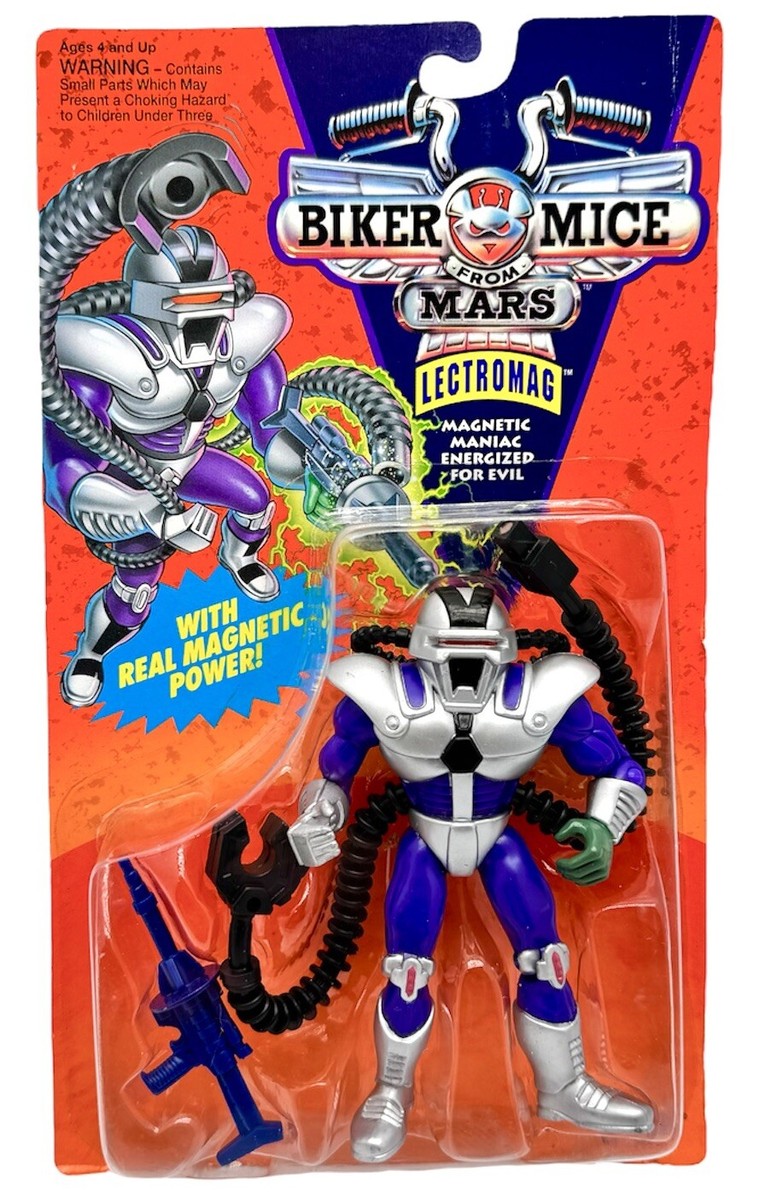 Biker Mice From Mars Lectromag 1993 Galoob Action Figure Vintage