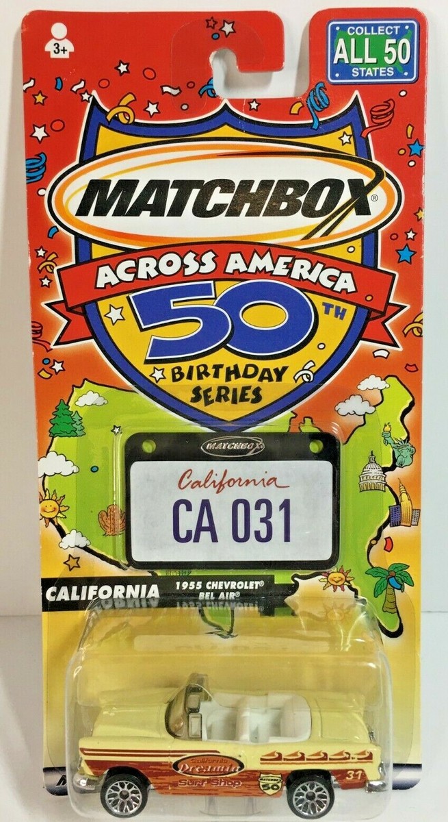 Matchbox Across America 50th Birthday Series CALIFORNIA '55