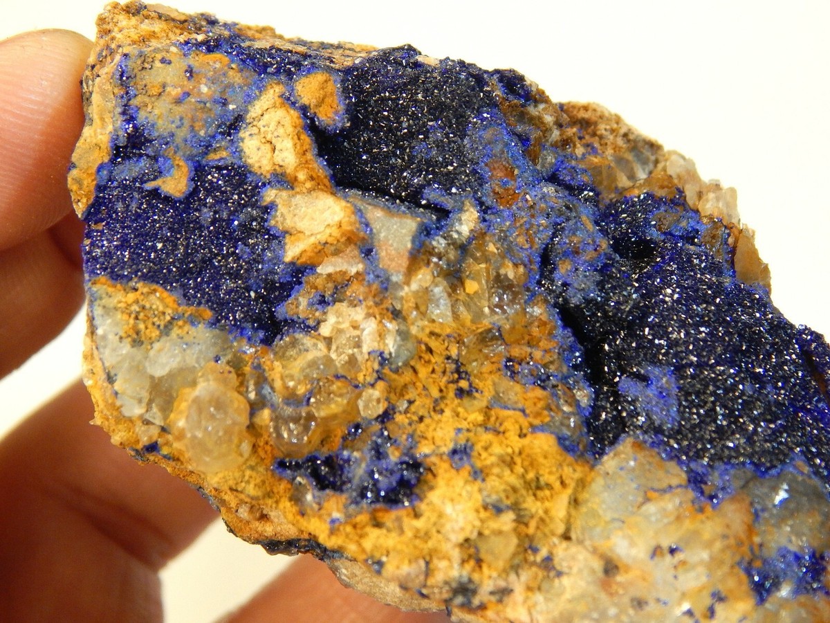 Azurite Crystal Matrix Rough Raw Rock Healing Stone 111g