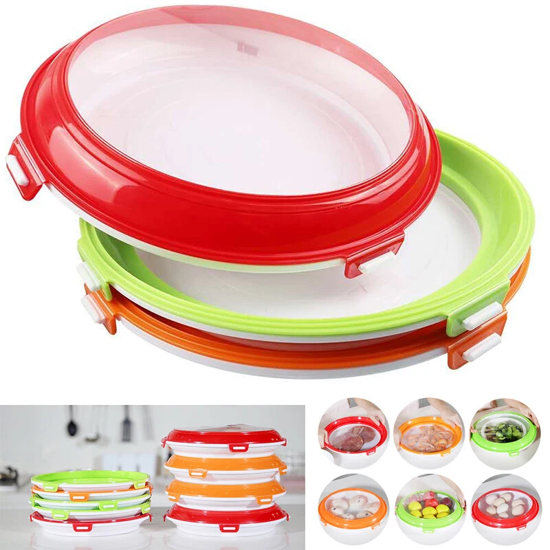 Reusable Food Preservation Tray Stackable BPA-Free Fresh Container Storage  Trays