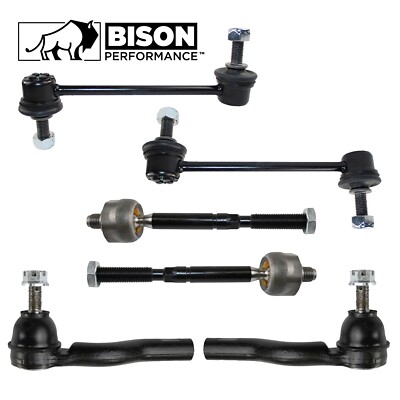 Bison Performance 6pc Front Sway Bar Link Tie Rods Kit For Fusion MKZ Milan