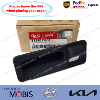 81260D9010 Genuine Trunk Outside Handle & Switch Lock for Kia