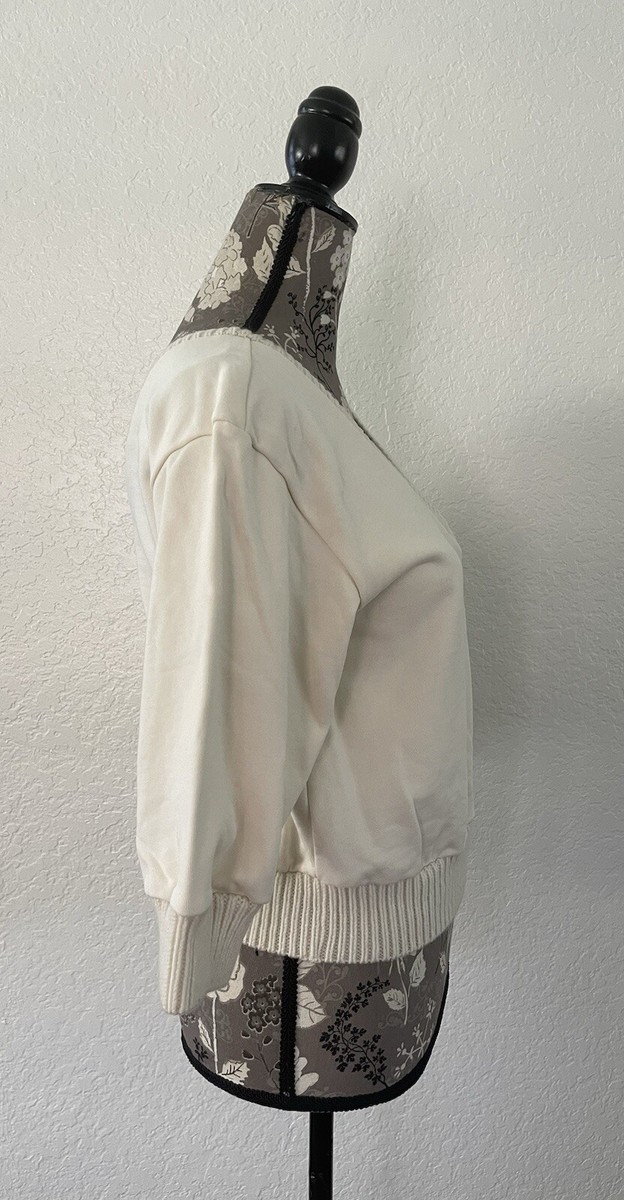 ⭐︎専用です⭐︎ 3.1 Phillip Lim Pulllover Top 3/4 Sleeves Sweater Trims Cream Size