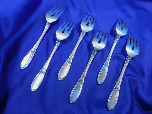 TOWLE ANTIGUO ESPEJO PLATA ESTERLINA TENEDOR ENSALADA - MUY BUEN ESTADO - Imagen 5 de 9