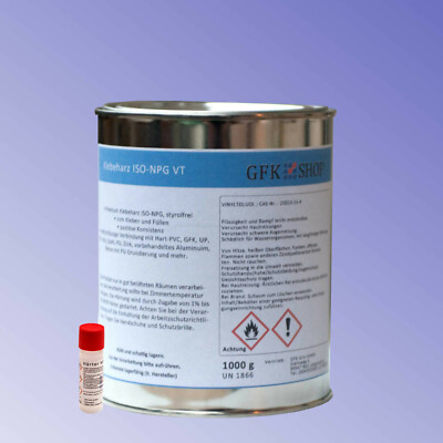 Klebeharz ISO NPG VT Klebepaste für GFK 1 kg bis 5 kg