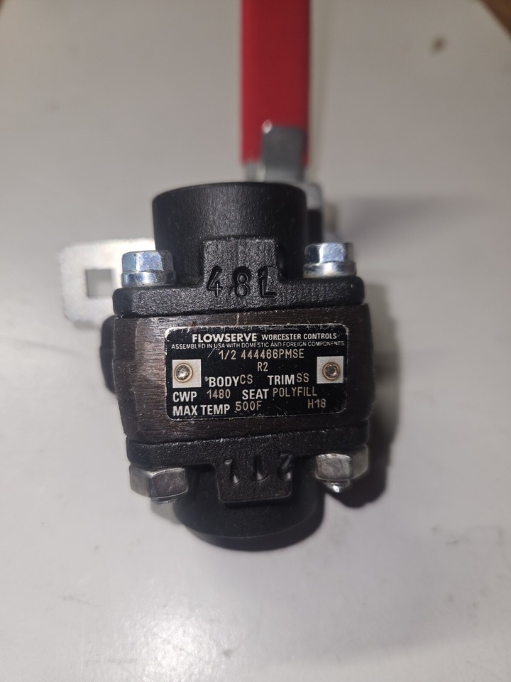 Flowserve Worcester 1/2" Ball Valve 444466pmse eBay