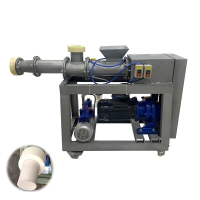 Pottery Clay Machine 60mm Dia. Double Shaft Stainless Steel Vacuum Mud Extruder