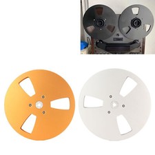 1/4 7 Inch Empty Reel Universal 3 Holes Aluminum Alloy Tape Part Takeup Reel