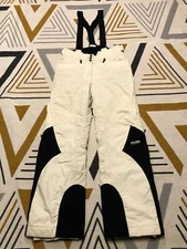 Women's Peak Performance GORE HIPE+ Ski Pants White Pants Trousers SIZE S