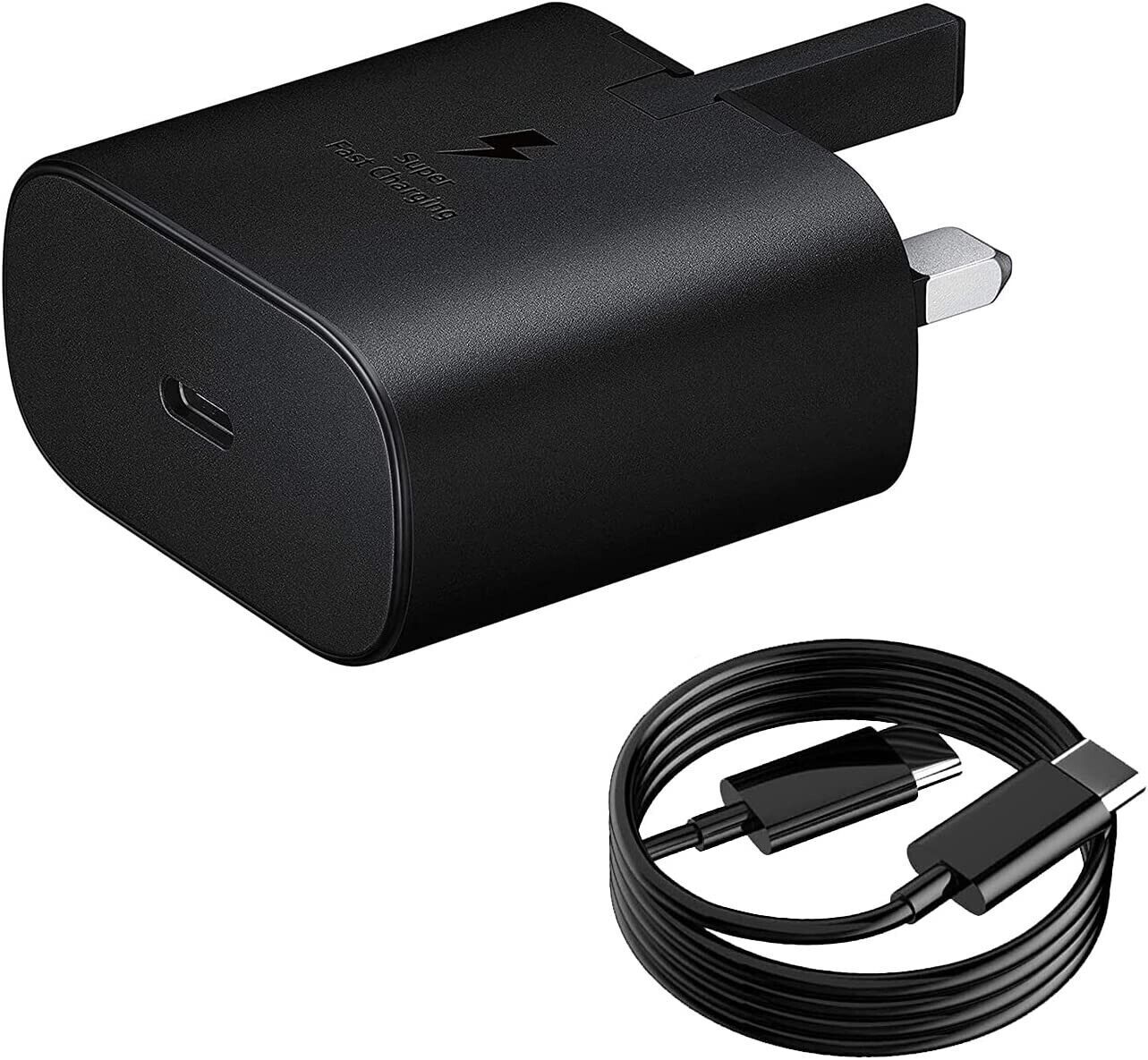 Genuine 25W Super fast Type C USB C Charger Plug/Cable For Samsung Galaxy Phone eBay