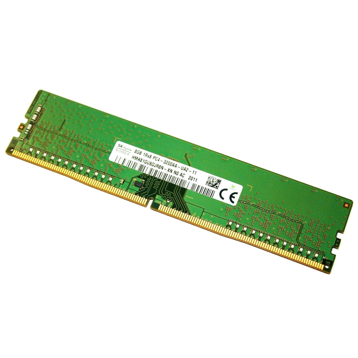 SK Hynix 8GB 3200MHz DDR4 UDIMM PC4-25600 1Rx8 Desktop SK Hynix 8GB 3200MHz DDR4 UDIMM PC4-25600 1Rx8 Desktop