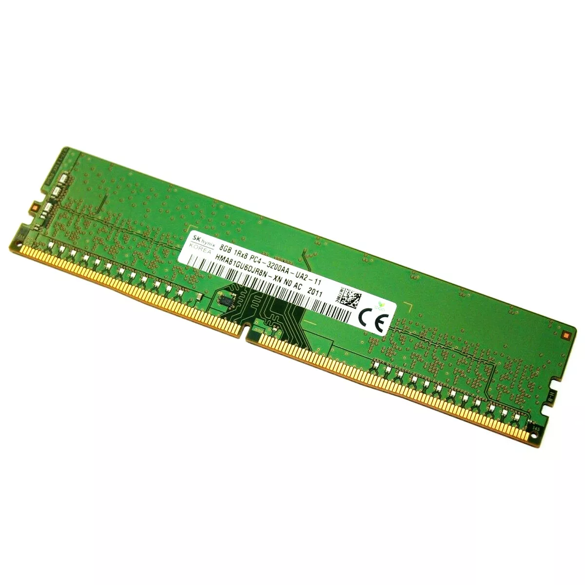 SK Hynix 8GB 3200MHz DDR4 UDIMM PC4-25600 1Rx8 Desktop Memory