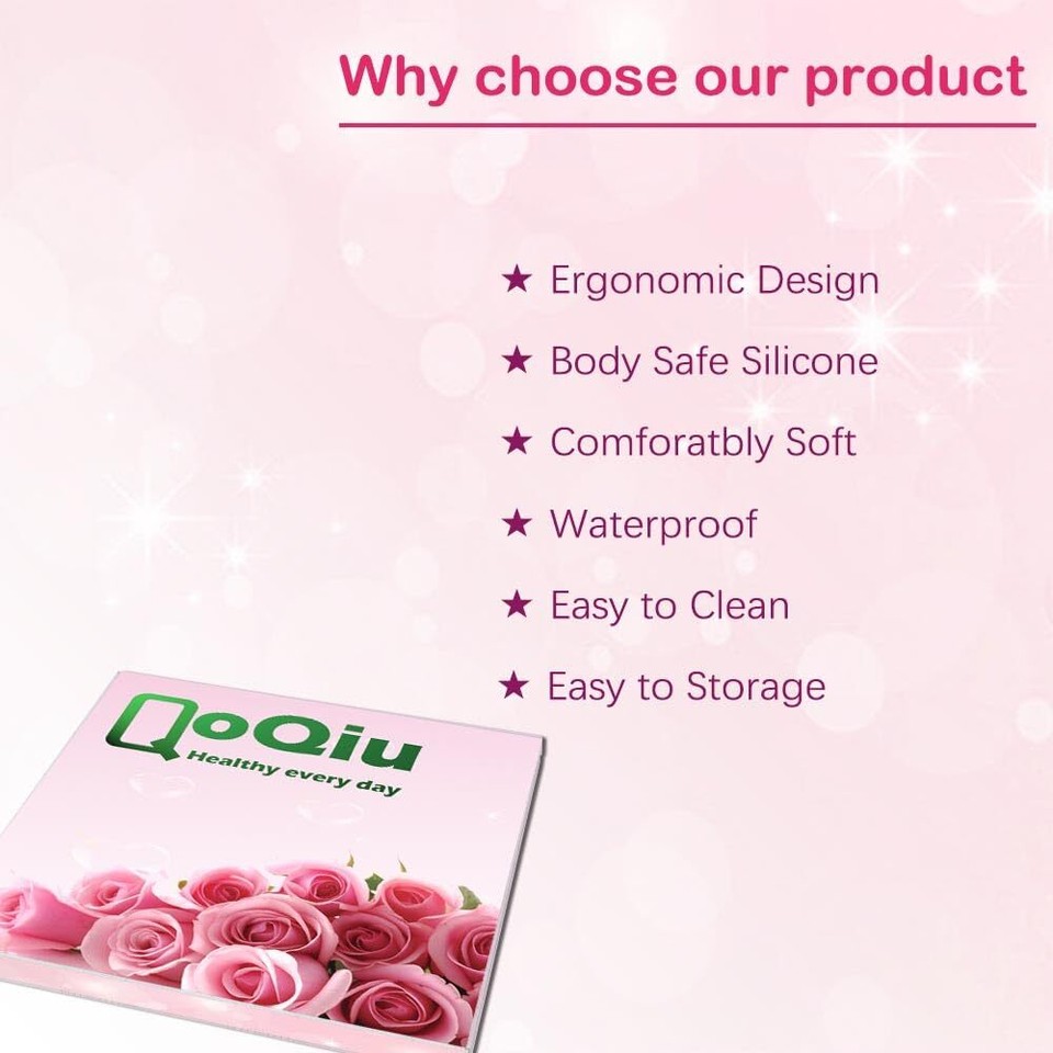 5Pack Silicone Dilators for Pelvic Floor for Women with Fine Scales