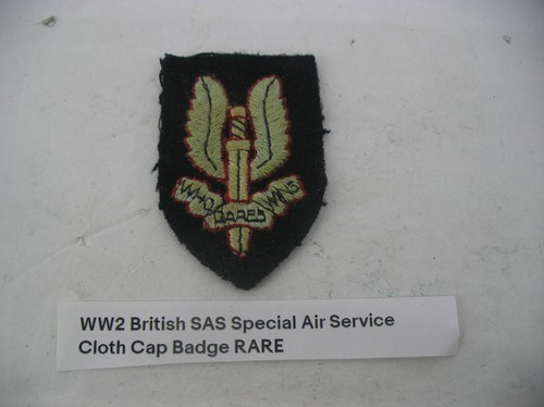 WW2 Original Two sided Paper Map and Original S.A.S. Beret Badge Insignia - Picture 5 of 8