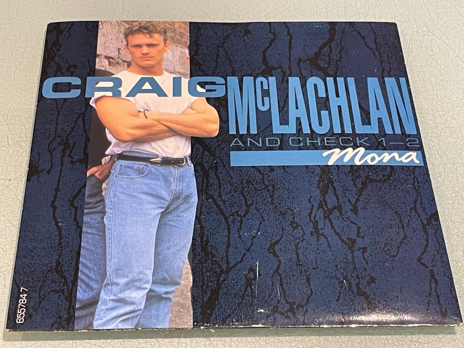 Craig McLachlan and Check 1-2 - Mona & I Don't Mind - Vinyl Record 7"" Single