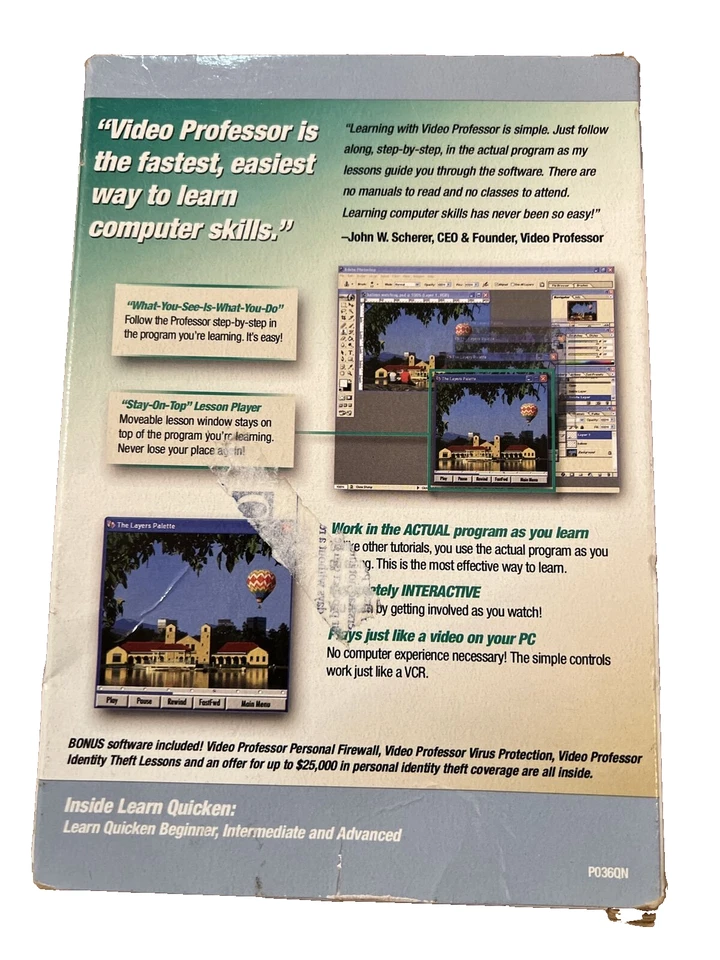 VIDEO PROFESSOR Learn Quicken Complete 3-CD Set - Manage Finances Like a Pro - Image 3 of 4