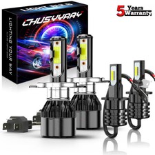 For Subaru Impreza 1998-2001 4x 6000k Led Hilo Headlight Fog Lights Bulbs Kit