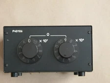 1 10 20 30 40 50 100 MOhm  Decade resistance standrd box resistor P40106 ac0.02%