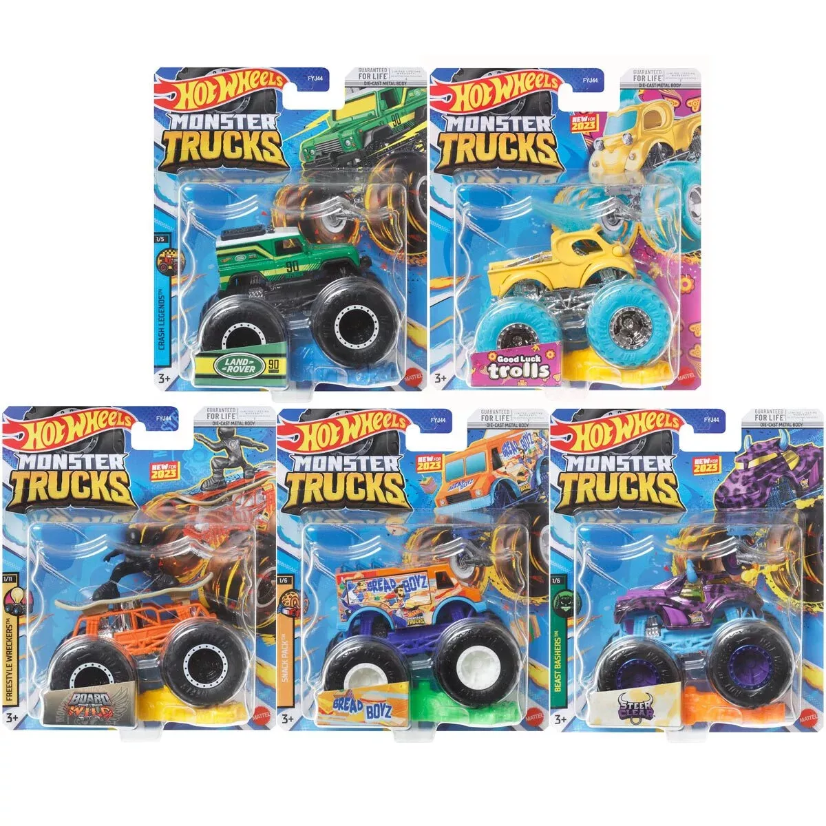 Hot Wheels Monster Trucks 2023 releases Every Truck Added This Year You  Choose