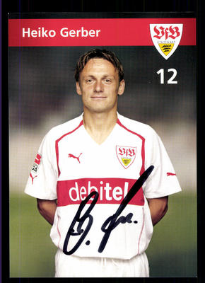 Heiko Gerber Autogrammkarte VFB Stuttgart 2004-05 Original Signiert+A 117002