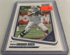 2018 Panini Score Football Leighton Vander Esch Dallas Cowboys rookie card #429