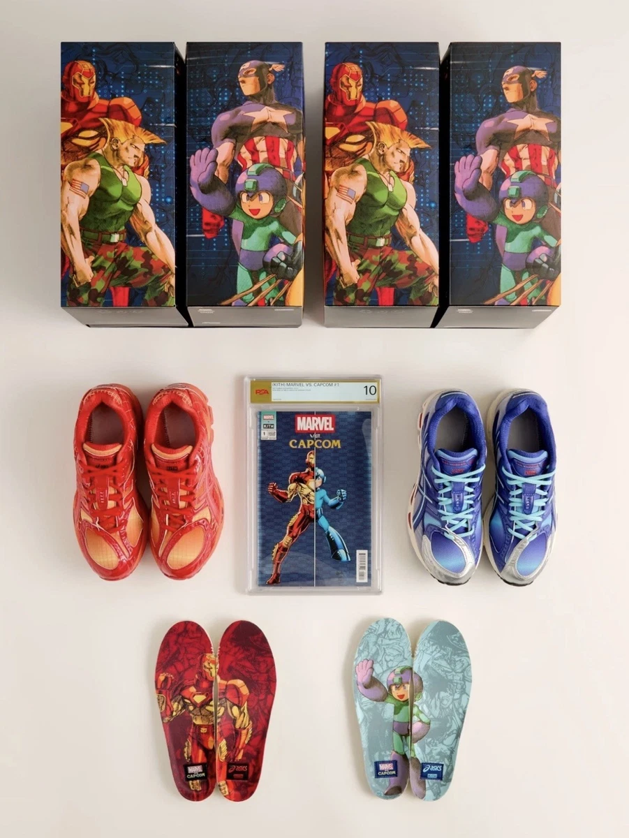 Marvel vs. Capcom & Kith & ASICS Gel Nimbus 10.1 Double Box - Iron
