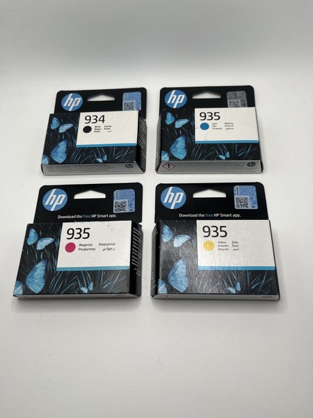 HP 934 + 935 Pack de 4 Cartuchos de Tinta Originales  -  (6ZC72A) NUEVO