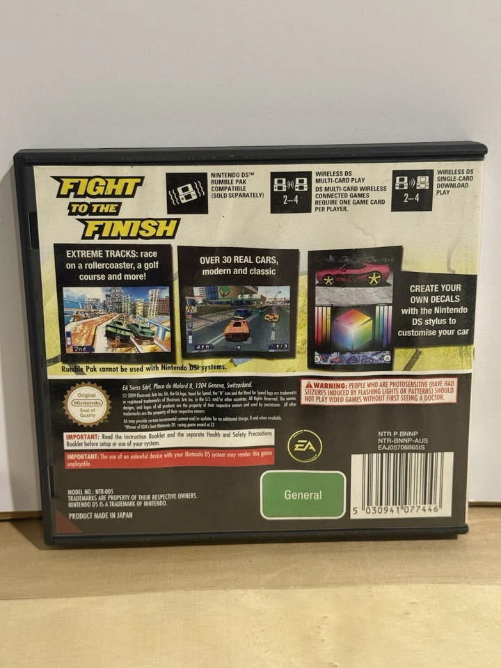 Need For Speed Nitro Complete | Manual | Nintendo DS | Free Postage🎯 - Image 2 of 3