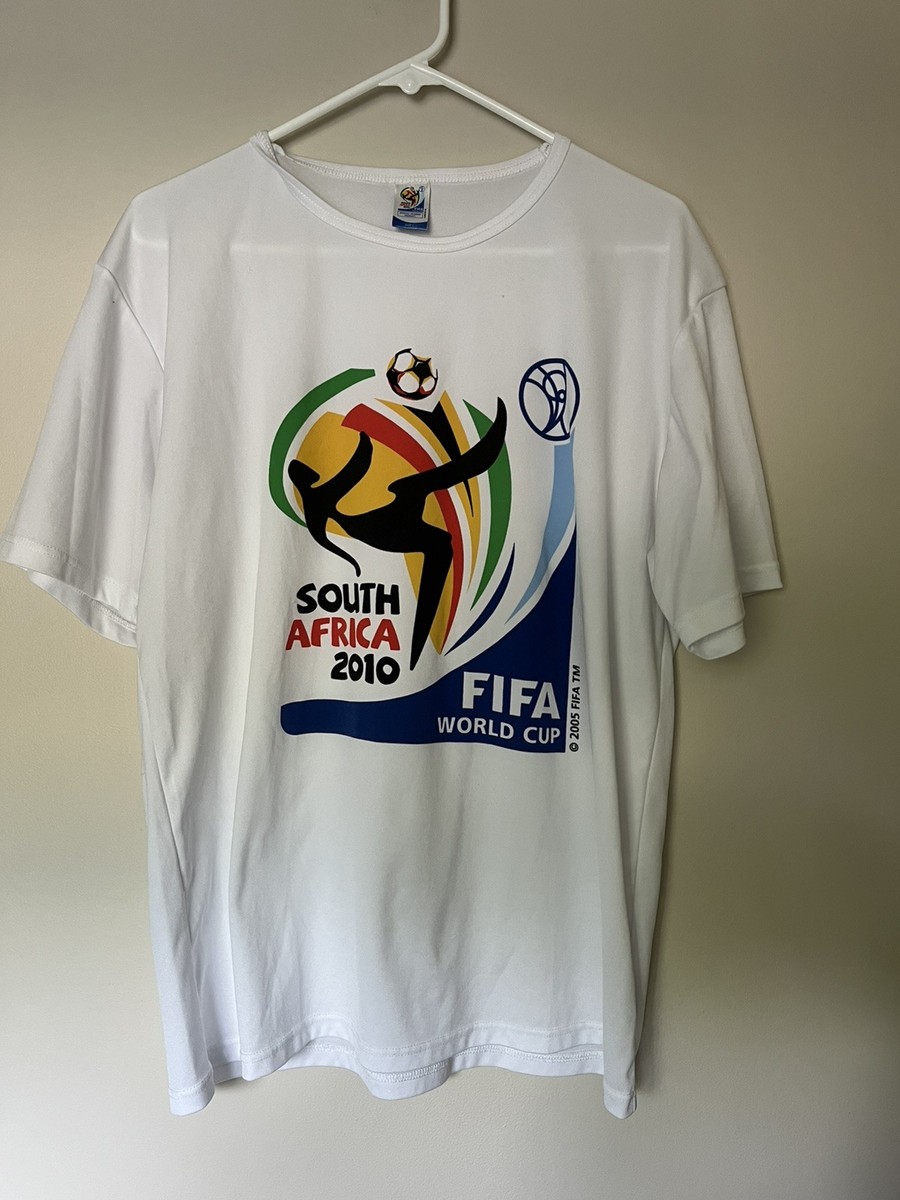 FIFA World Cup 2010 Official South Africa Graphic T Shirt White