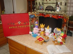 The Knights Of The Royal Plush Hand Puppets (6)  Theater,  NEW, never used
