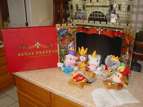 The Knights Of The Royal Plush Hand Puppets (6)  Theater,  NEW, never used