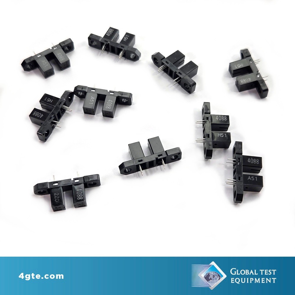 Omron EE-SX4088 Lot of 10, Photointerrupter Transmissive 3.4mm Photologic, 5-pin