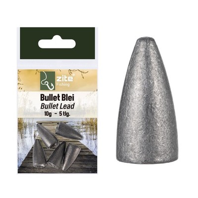 Zite Fishing Bullet Blei 10g 5 tlg.