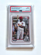 2020 Bowman Draft Jordan Walker 1st Paper #BD57 PSA 10 GEM MINT Cardinals