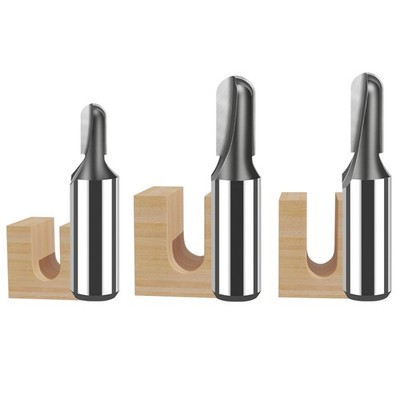 Massivhartmetall Fräser 12mm Schaft, Hohlkehl-Profilfräser Für Holz