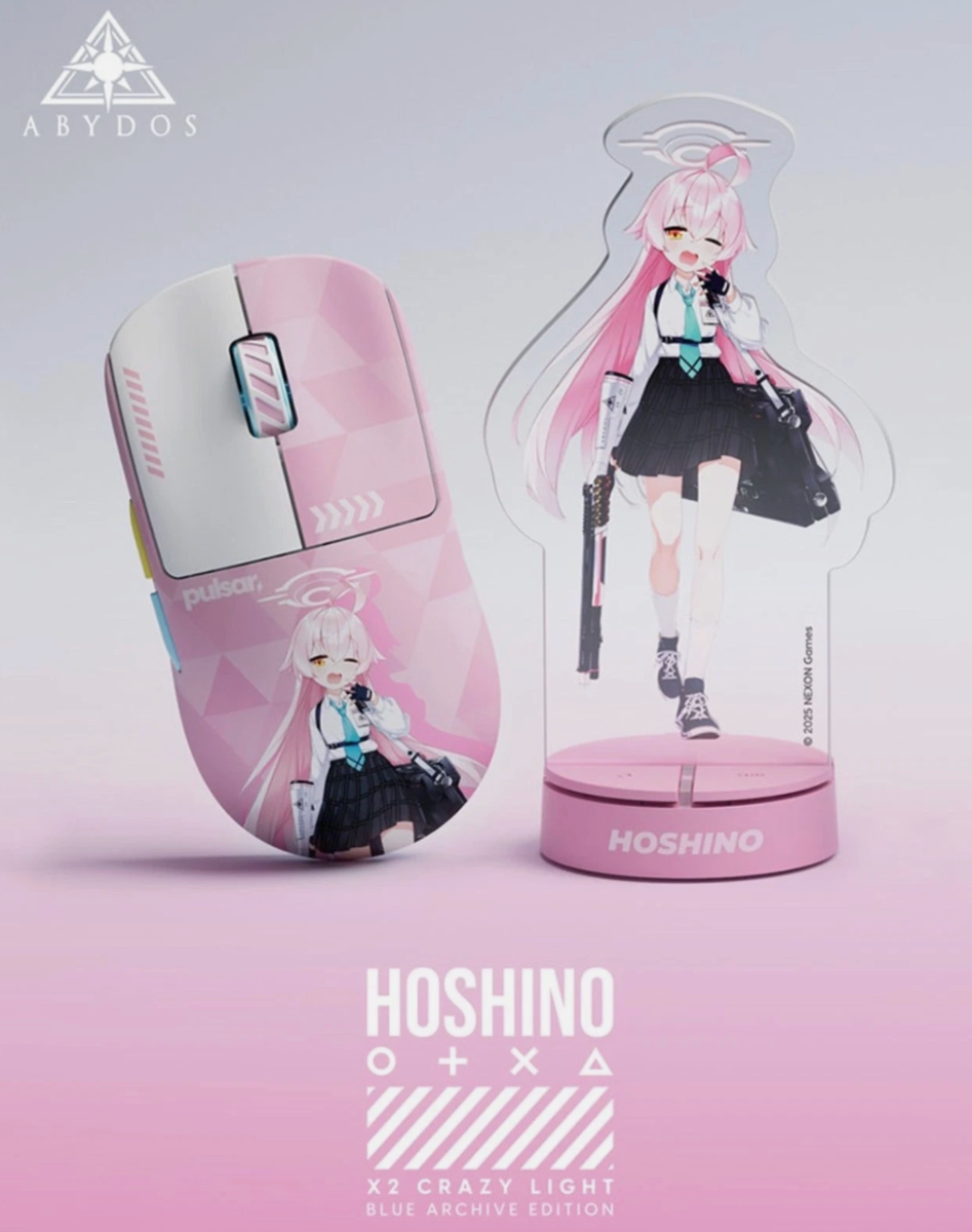 Pulsar X2 CrazyLight Blue Archive Hoshino Wireless Gaming