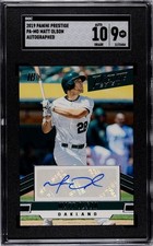 2019 Panini Prestige Matt Olson SGC 9 w/10 Auto Autograph