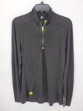 Helly Hansen Pullover Mens Large Black Quarter Zip Outdoor Outerwear Workwear