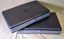 2x LOT 24 Disc Fold Out CD DVD CD-ROM Storage Hard Cases - 48 Total Slots