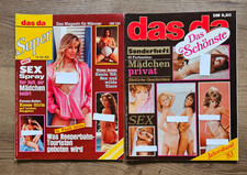 2 ältere Männermagazine   das da von 1983