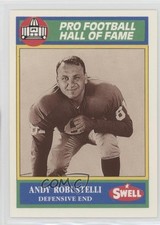 1990 Swell Pro Football Hall of Fame Andy Robustelli #43 HOF 0a1