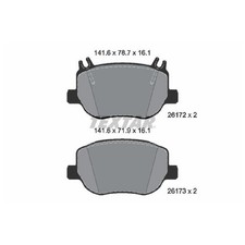 Satz Bremsbeläge Bremsklötze hinten für Mercedes AMG GT C192 C-Klasse | 14674 Satz Bremsbeläge Bremsklötze hinten für Mercedes AMG GT C192 C-Klasse | 14674