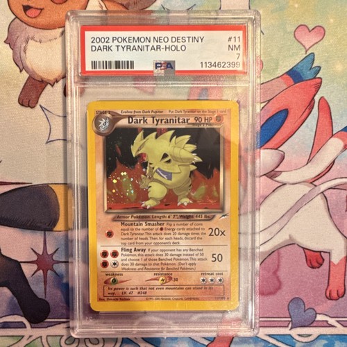 Dark Tyranitar (Unlimited) graded PSA 7 for sale on eBay