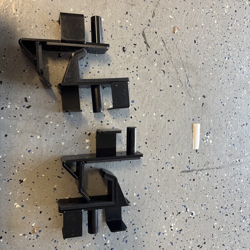 Squat Rack Hooks For 2” X 2” Rack And For 1 Inch Hole Two Pairs One Price