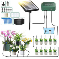 Kit Irrigazione Automatica Solare Con Timer, Sistema Di Programmatore Irrigazion