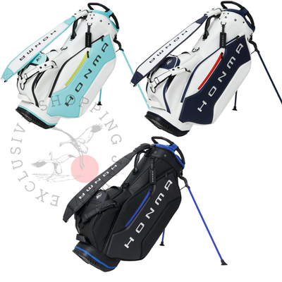 HONMA Tour World TW777 Pro Carry Stand Bag Black 9.5