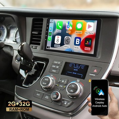 FOR TOYOTA SIENNA 15-18 ANDROID AUTO WIRELESS CARPLAY GPS NAVI CAR STEREO RADIO